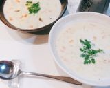 ☆アサリと白菜のとろ～り豆乳チャウダー作り方10写真