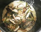 ☆しいたけと山菜のごはん☆作り方6写真