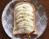 ＊洋梨のトースト＊作り方3写真