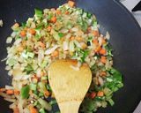 野菜ゴロゴロ カレー炒飯♪(＋ドリア)作り方1写真