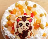 仮面ライダーエグゼイドLv3デコケーキ作り方13写真