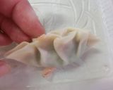 手作り本格な海鮮ニラ餃子作り方4写真