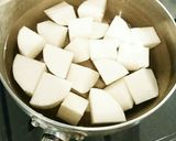 牛すじ肉と大根のどて焼き(どて煮)作り方3写真