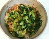 簡単♡野沢菜とサバそぼろご飯♡作り方3写真