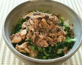 簡単♡野沢菜とサバそぼろご飯♡作り方5写真