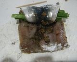 いわしとなすのあたただしにらソースタワー作り方1写真