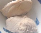 裂いた鶏むね肉で、なんちゃってグラタン～作り方5写真