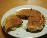 簡単☆フルーツホットケーキ作り方4写真
