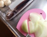 イカとマッシュルームのバーモントカレー♡作り方3写真
