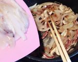 イカとマッシュルームのバーモントカレー♡作り方9写真