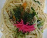 簡単!麵つゆ de 焼きうどん♪作り方9写真