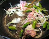 アスパラとベーコンのクリームスパゲティ作り方4写真