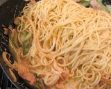 アスパラとベーコンのクリームスパゲティ作り方6写真