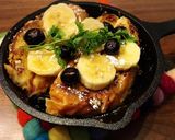 スキレットでカフェ風♡フレンチトースト♫作り方4写真