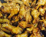パンチの効いた骨付き鶏の甘辛煮作り方4写真