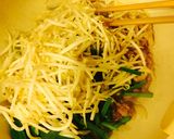 ❄︎味覇で❤️豚肉ニラもやしの卵とじ❄︎作り方4写真