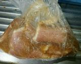 トンテキ肉ｄｅ生姜焼き作り方2写真