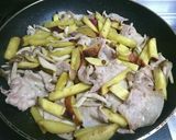 豚バラ肉とさつまいものピリ辛炒め作り方6写真