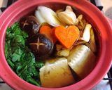 残りご飯リメイク♡めんつゆできりたんぽ鍋作り方5写真