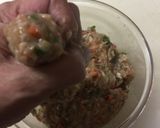 鍋に！食感がいい彩り鶏肉団子作り方3写真