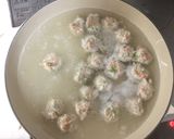 鍋に！食感がいい彩り鶏肉団子作り方4写真