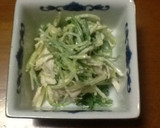 鶏ささみと水菜の☆柚子こしょう和え作り方4写真