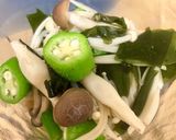 レンジでチン！きのことわかめの簡単常備菜作り方5写真