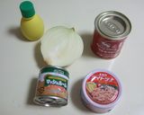簡単★炒めて混ぜて★ツナカレーピラフ作り方1写真