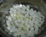 韓国・カットゥギ☆（日本語：カクテキ）作り方1写真