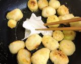 フライパン1つで♬揚げ焼き里芋の甘辛♡作り方6写真
