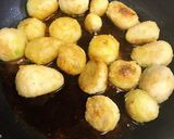 フライパン1つで♬揚げ焼き里芋の甘辛♡作り方7写真