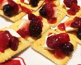ぶりんご クラッカー チーズ スイーツ作り方3写真
