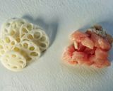 ランチにも☆彩り綺麗なヘルシー鶏つけ麺。作り方1写真