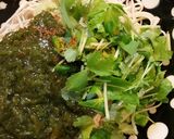 三つ葉とめかぶとろろ★そば★作り方4写真