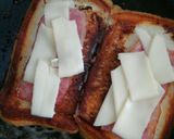 卵無し＊ベーコンチーズのフレンチトースト作り方5写真