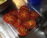納豆とジャコ、プチトマトのオムレツ作り方2写真