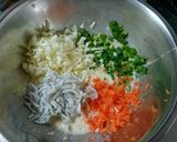 離乳食後期☆モチモチしらすお好み焼き作り方4写真
