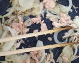 ツナとごぼうのカルボナーラ♪作り方8写真