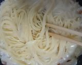 ツナとごぼうのカルボナーラ♪作り方10写真