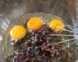 混ぜて焼くだけ♪豆2種小倉パウンドケーキ作り方2写真