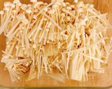 簡単おかず☆豆苗とえのきのレンチン浸し作り方1写真