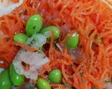 〔常備菜〕カラフル♪枝豆と人参のサラダ作り方3写真