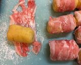 和風マッシュポテトの肉巻き★黒酢あんかけ作り方4写真