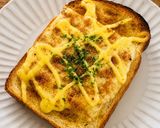 朝食ランチ♡ハムチーズカレートースト作り方3写真