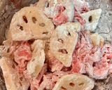 大人も子供も大好き♡甘辛豚肉れんこん揚げ作り方3写真