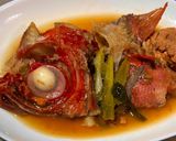 金目鯛のあら炊き！昆布つゆで味付け成功♪作り方8写真