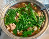 風邪予防！ほうれん草と豚肉しょうがスープ作り方7写真