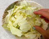 あさりとキャベツのレモンバター醤油蒸し作り方2写真