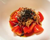 トマトとシーチキンの塩昆布入り中華風和え作り方3写真