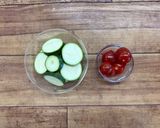 夏野菜のオムレツ作り方1写真
